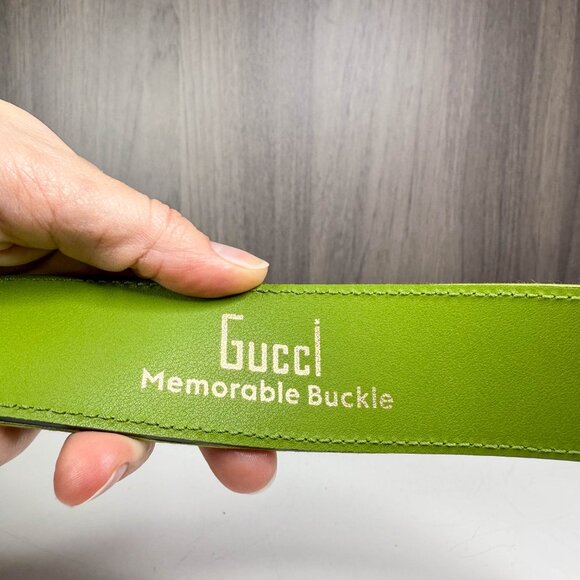 Gucci GG wide belt with snake head buckle - Picture 4 of 5